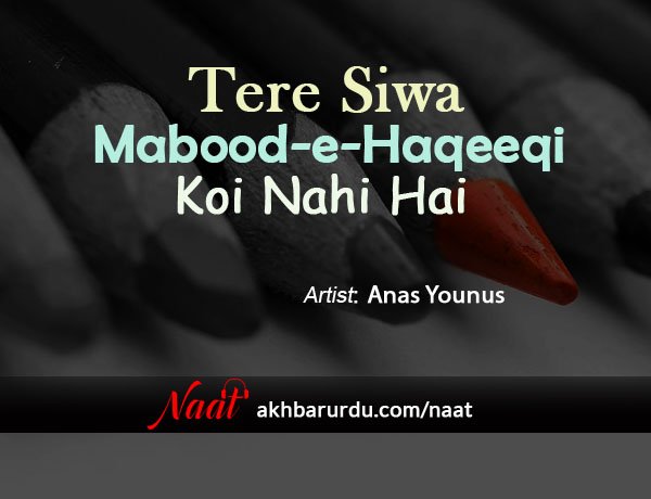 Tere Siwa Mabood-e-Haqeeqi Koi Nahi Hai | Anas Younus