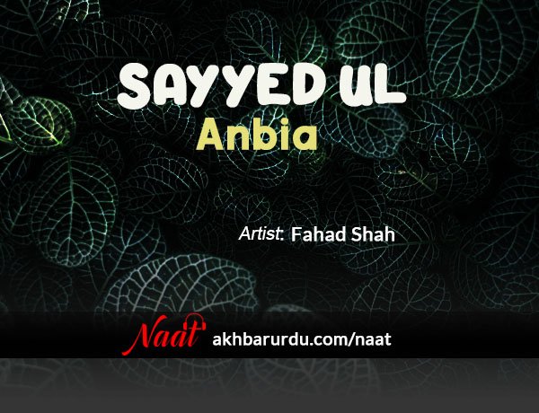 Sayyed ul Anbia | Fahad Shah