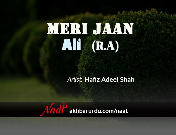 Meri Jaan Ali (RA) | Hafiz Adeel Shah