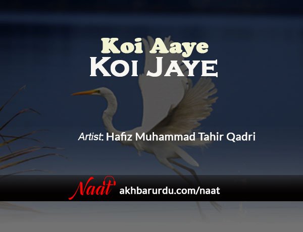 Koi Aaye Koi Jaye | Hafiz Muhammad Tahir Qadri