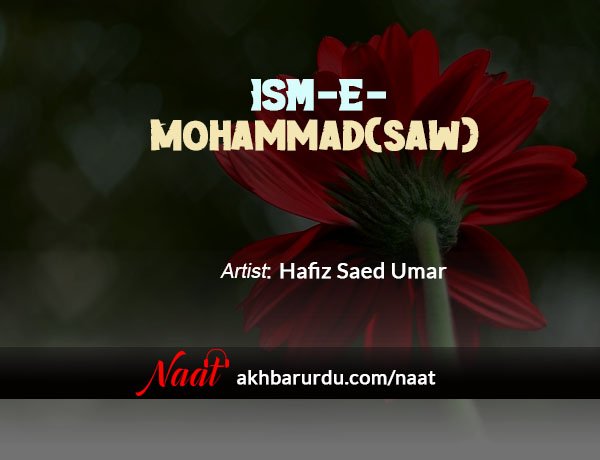 Ism-e-Mohammad | Hafiz Saed Umar