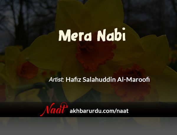 Mera Nabi | Hafiz Salahuddin Al-Maroofi