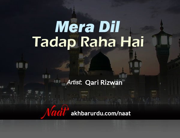 Mera Dil Tadap Raha Hai | Qari Rizwan