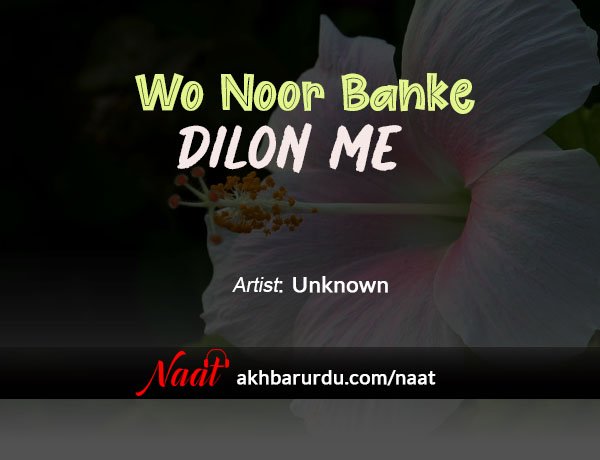 Wo Noor Banke Dilon Me | Unknown