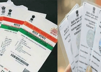 ووٹر شناختی کارڈ کو آدھار سے لنک کرنے کا فیصلہ