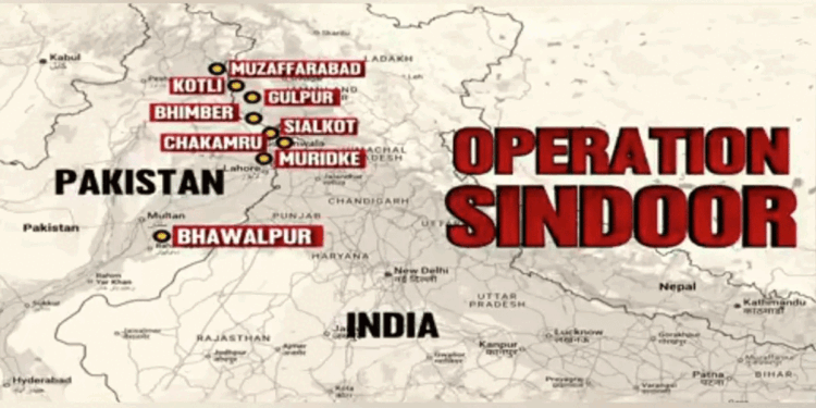 پاکستان اورمقبوضہ کشمیر  میں واقع دہشت گردوں کے ٹھکانوں پرہندوستان کا حملہ