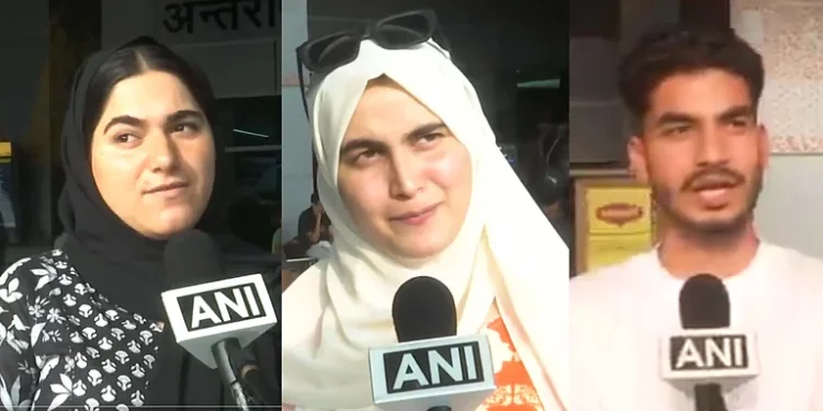 ایران کے جنگ زدہ حالات سے 110 بھارتی طلبہ بحفاظت وطن واپس، اہل خانہ خوشی سے سرشار