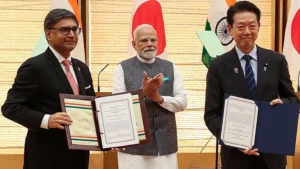 جاپان اور بھارت کے درمیان چار نئے شعبوں میں تعاون کا فیصلہ