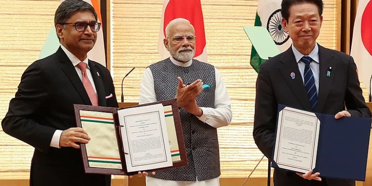 جاپان اور بھارت کے درمیان چار نئے شعبوں میں تعاون کا فیصلہ
