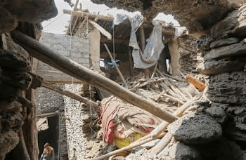 افغانستان میں پھر  زلزلہ-مہلوکین کی تعداد  1400 کے پار پہنچی