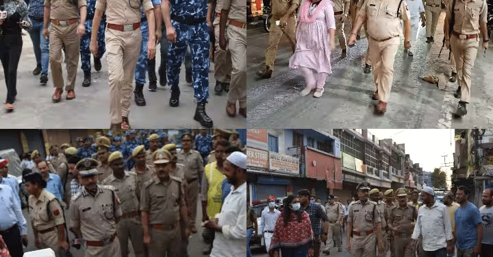 جمعہ کی نماز کے پیش نظر بریلی چھاؤنی میں تبدیل