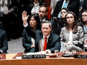 غزہ امن منصوبے کی امریکہ کی تیار کردہ قرارداد سلامتی کونسل میں منظور