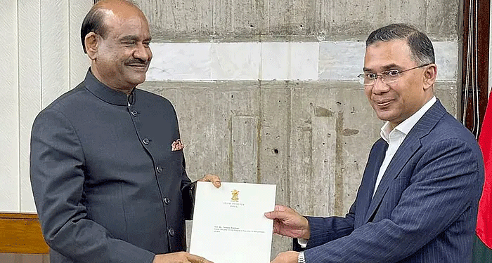 بنگلہ دیش کے نو منتخب وزیر اعظم طارق رحمٰن  کو ہندوستان  دورے کی دعوت