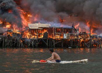 جنوبی فلپائن میں بھیانک آتش زدگی