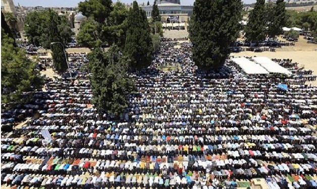 مسجد اقصیٰ میں نمازِ جمعہ پر پابندی