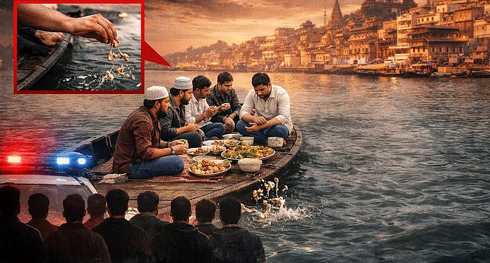 گنگا ندی میں کشتی پر افطار پارٹی مہنگی پڑی