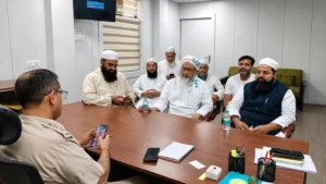 جمعیۃ علماء ہند کے وفد کی اے سی پی اے سی پی منگول پوری سے ملاقات
