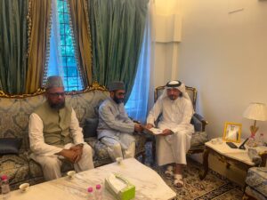 امیر جماعت اسلامی ہند سید سعادت اللہ حسینی کی قطری سفیر سے ملاقات